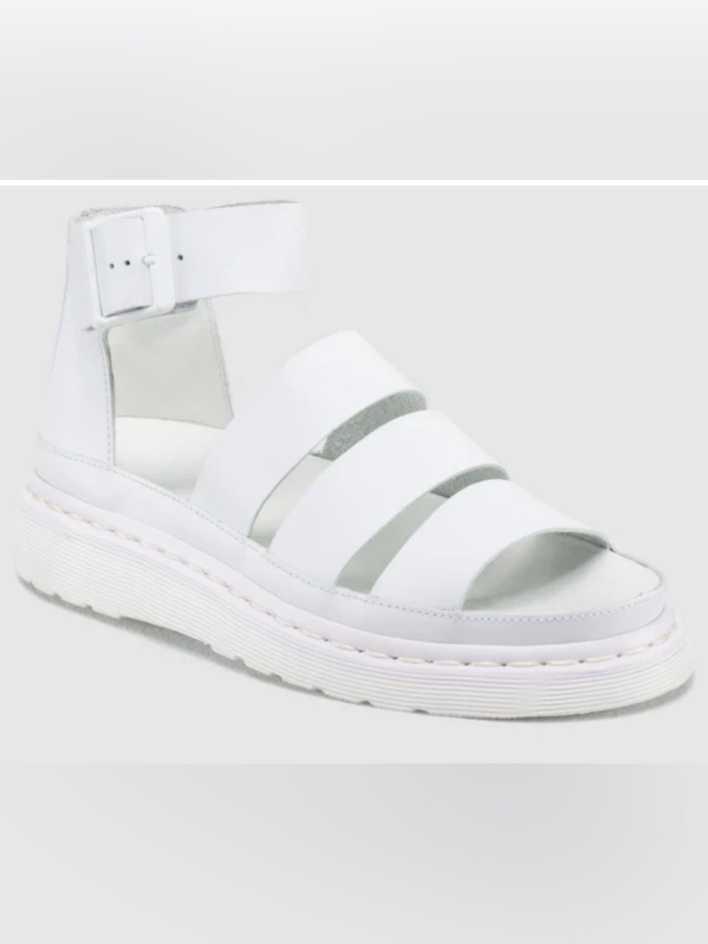 Dr. Martens Clarissa Strappy Women's Sandals Sz 8 39 EU Air Wair White